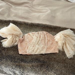 Off shoulder blush top